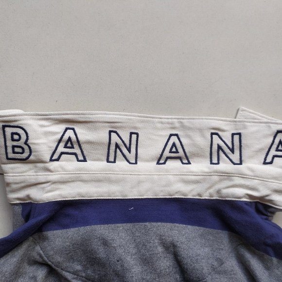 Banana republic Men's full sleeve striped polo tee / polo shirt - Picture 5 of 9